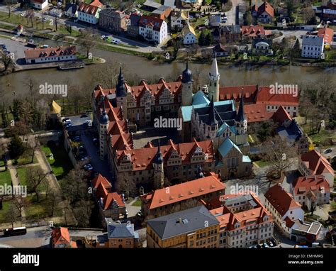 View of the Merseburg Cathedral in Merseburg, Germany, photographed on ...