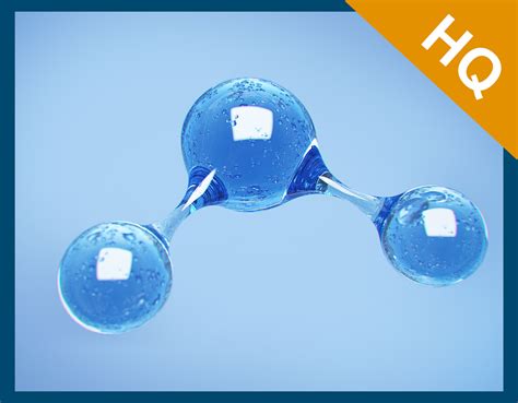 Water Molecule 3D asset | CGTrader