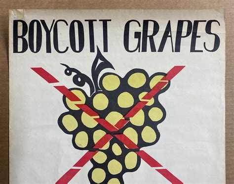 c.1973 Boycott Grapes Boycott Safeway United Farm Workers Poster UFW – Golden Age Posters