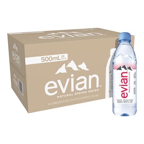 evian Natural Spring Water , Naturally Filtered Spring Water in ...