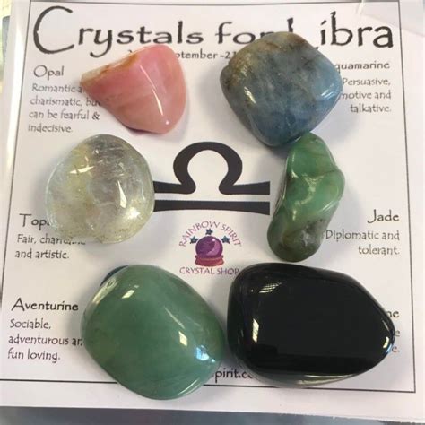 Libra Birthstones Crystal Set - Etsy UK | Crystals, Crystal healing stones, Libra star sign