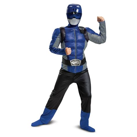 Halloween Blue Ranger Beast Morpher Classic Muscle Child Costume ...