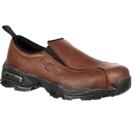 Nautilus Steel Toe Static Dissipative Slip On Work Shoe, N1620