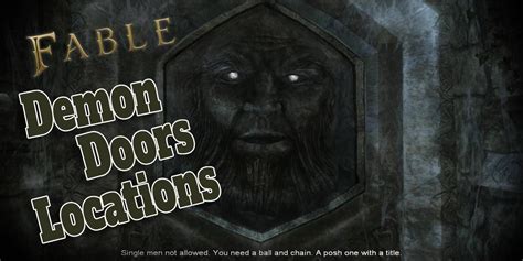 Fable: Every Demon Door Location And Solution | TheGamer