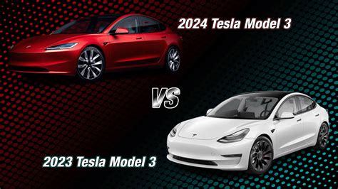 2024 vs 2023 Tesla Model 3 RWD: Comparison of Specs and Features ...