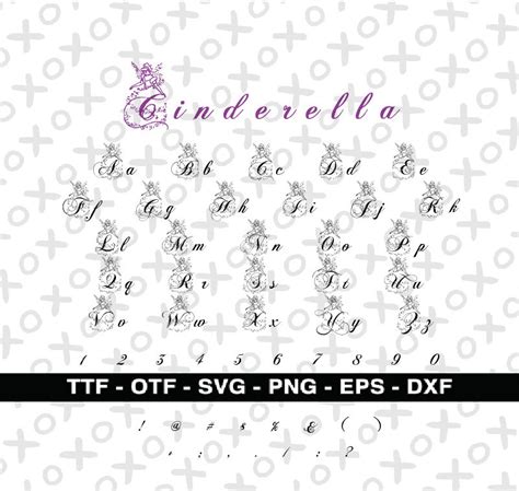 Cinderella Font Cinderella Font Svg Cinderella Font TTF - Etsy