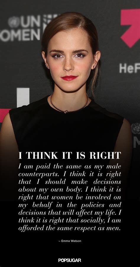 Emma Watson Quotes on Feminism | POPSUGAR Love & Sex