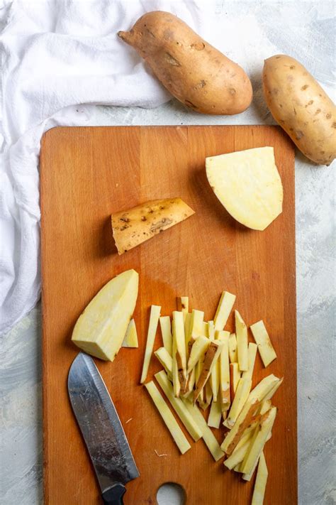 White Sweet Potato Fries (Cinnamon Cayenne!) - Champagne Tastes®