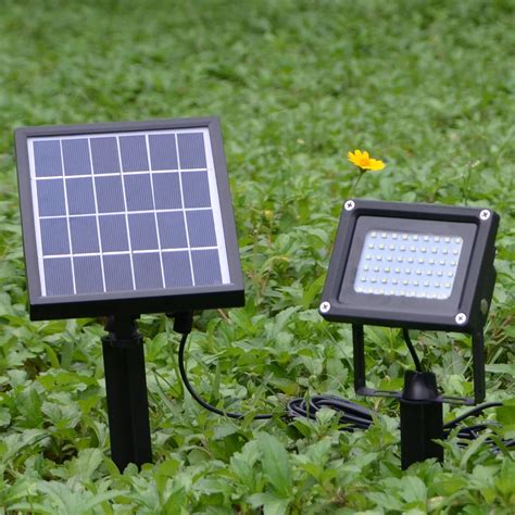 TAMPROAD Solar Light Floodlight 54 LED Outdoor Solar Flood Light ...