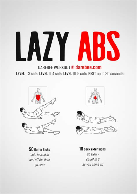 Lazy Abs Workout