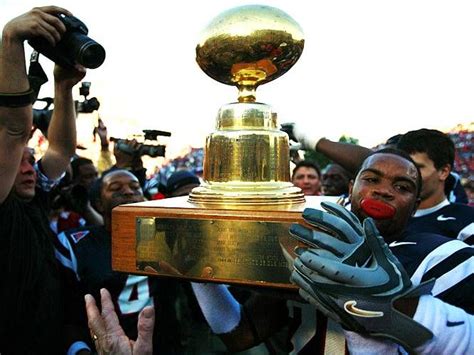 Golden Egg Trophy / Egg Bowl. Ole Miss Rebels vs Mississippi State ...