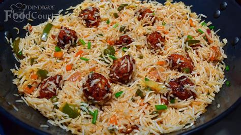 Veg Manchurian Fried Rice/ Manchurian Fried Rice Recipe/ Fried Rice - YouTube