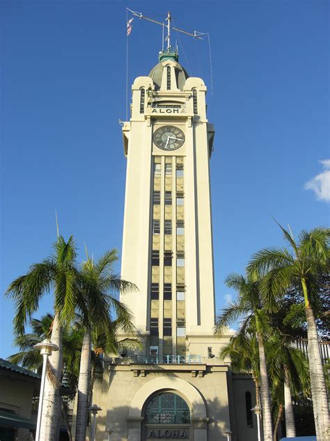 Aloha Tower, Honolulu Free Stock Photo - Public Domain Pictures