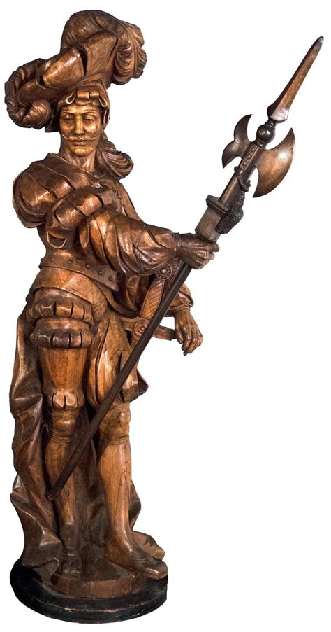 Monumental Sculpture of Swiss Guard, circa 1865 at 1stDibs