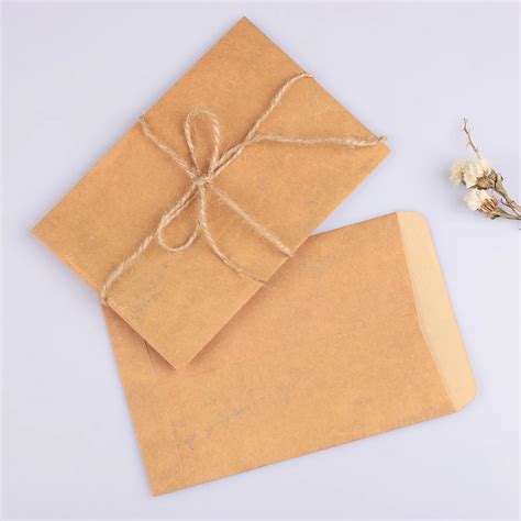 10PCS/lot Vintage envelope creative kraft paper envelopes DIY ...