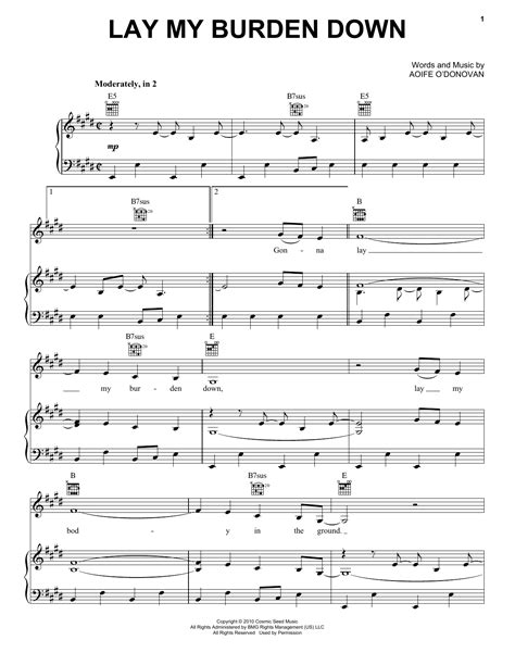 Lay My Burden Down | Sheet Music Direct