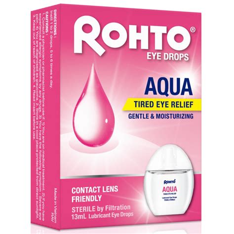 Rohto AQUA Eye Drops - Rohto Eyecare