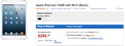 Walmart now offering 16GB iPad mini for $299