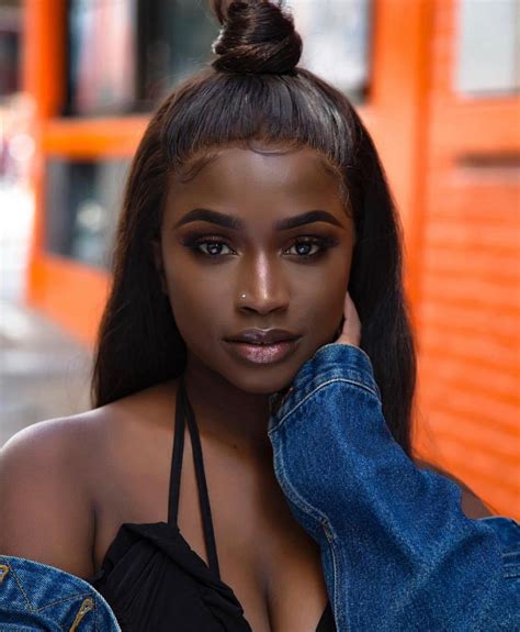 Black Girl Dark skin, Nyima County on Stylevore