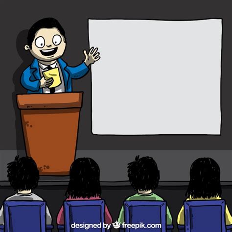 Cartoon business presentation Vector | Free Download