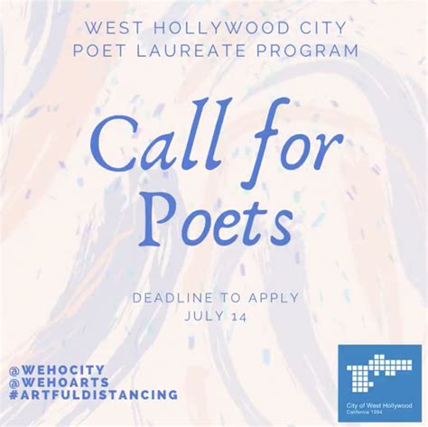 City Looking For Next Poet Laureate - Canyon News