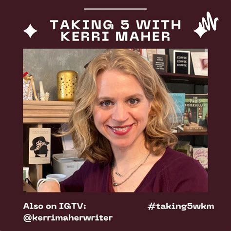 Taking 5 with Kerri Maher • A podcast on Spotify for Podcasters