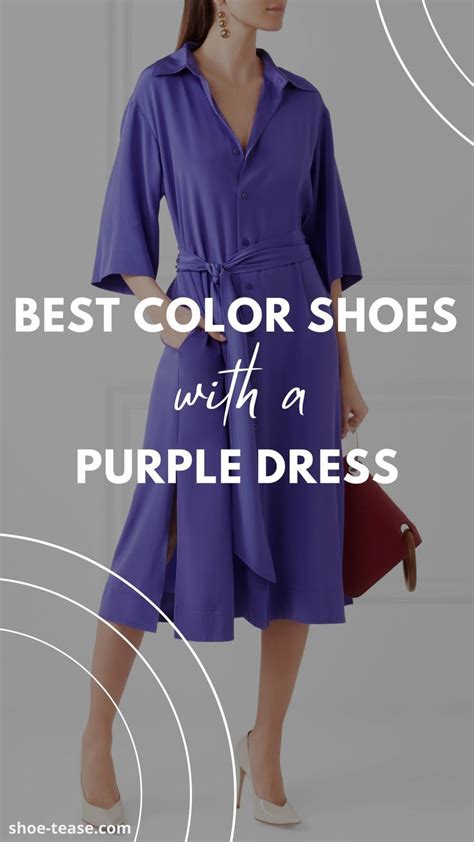 8 Best Color Shoes to Wear with a Purple Dress Outfit