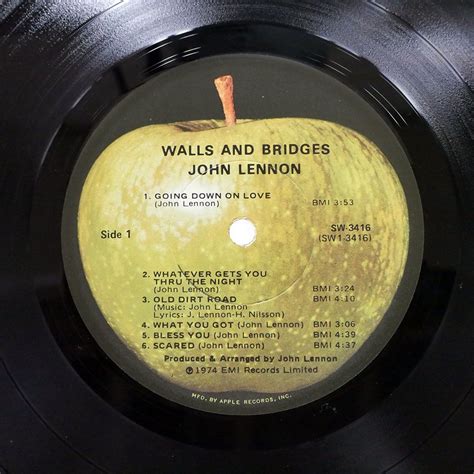 米 JOHN LENNON/WALLS AND BRIDGES/APPLE SW3416 LP(John Lennon)｜売買されたオークション情報、yahooの商品情報をアーカイブ公開 ...