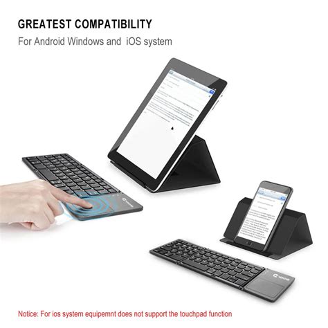 Foldable Keyboard With Touchpad | asghedom.com