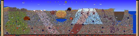 our terraria calamity world map after logging in one day, all calamity ...