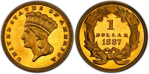 1887 G$1 (Proof) Gold Dollar - PCGS CoinFacts