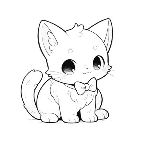 gatito kawaii para colorear chibi | Dibujos kawaii, Dibujos, Imagenes de animales kawaii