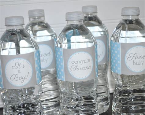 Boys Baby Shower Water Bottle Labels It's A Boy Baby | Etsy