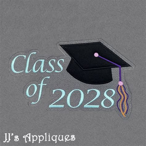 Class of 2028 Blanket Design - JJ's Appliqués Machine Embroidery