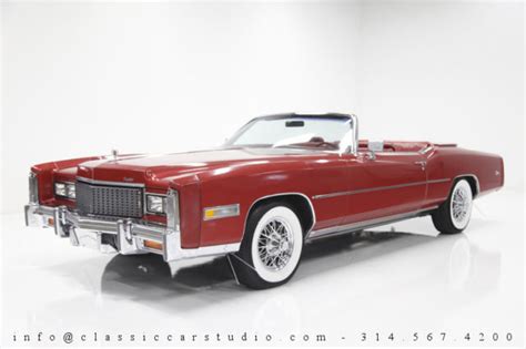 1976 Cadillac Eldorado Convertible - Triple Red with under 14k Original Miles! for sale in Saint ...