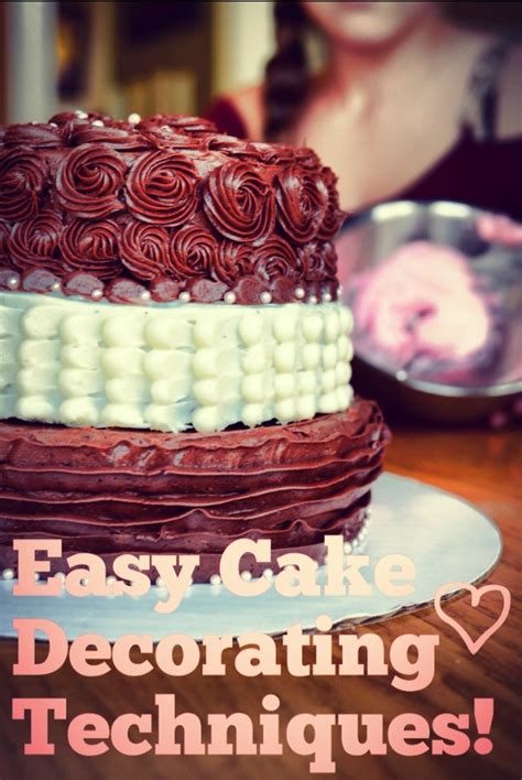 Simple Cake Decorating Techniques! | Little Sister Sweets