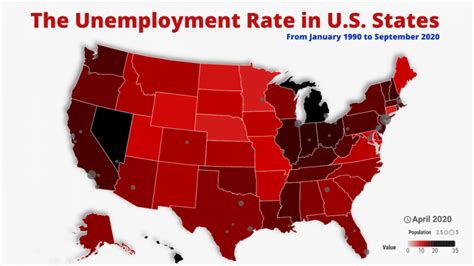 The Unemployment Rate in U.S. States from 1980 to September 2020 ...