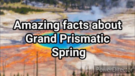 Amazing facts about The Grand Prismatic Spring - YouTube