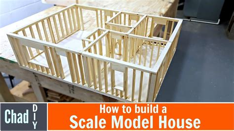 DIY Scale Model House Build - YouTube