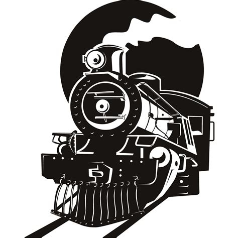 Steam Train Silhouette - Cliparts.co