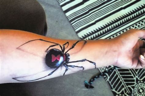 Black Widow Spider Body Art