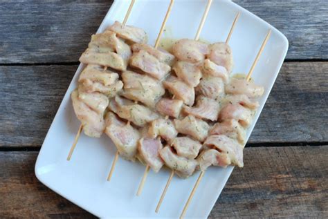 Quick + Easy Grilled Turkey Kebabs with Ranch Marinade