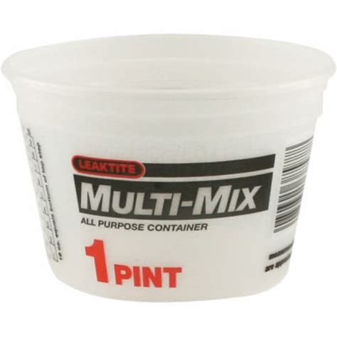 Leaktite 1 Pt. White Multi-Mix All Purpose Mixing And Storage Container, 1 - Fry’s Food Stores