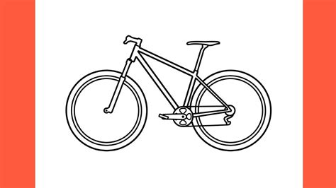 Bike Simple Drawing on Sale | dakora.com.co