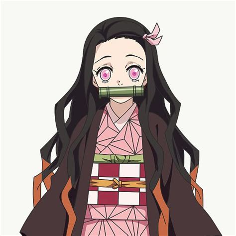 Step by step tutorial explaining how to draw Nezuko Kamado from Kimetsu no Yaiba is online ...