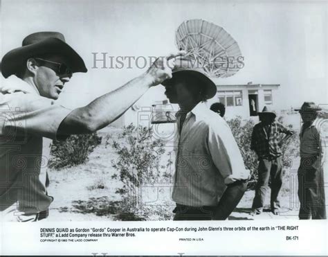 1983 Press Photo Dennis Quaid as Gordon Cooper in a scene from "The ...