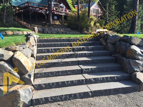 Basalt Steps - A Plus Vietnam Natural Stone Supplier