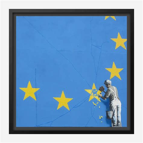 Brexit mural by Banksy Art Print