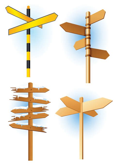 Signpost vector Free Vector / 4Vector