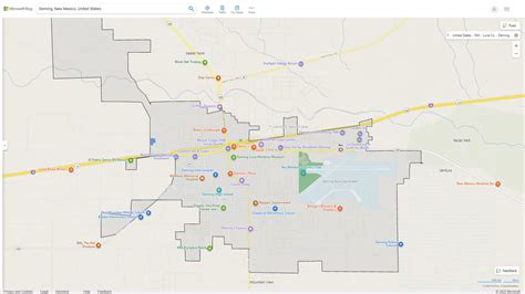 Deming New Mexico Map